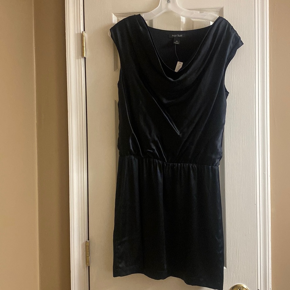 White House Black Market silk dress, size medium, brand new with tags